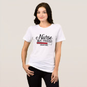 T-shirt En Tri-matière Infirmière en cours Funny Nursing School (Recto plein)