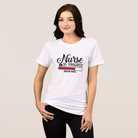 T-shirt En Tri-matière Infirmière en cours Funny Nursing School (Recto plein)