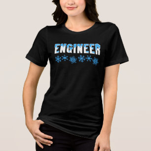 T-shirt En Tri-matière Ingénieur Flocon de neige
