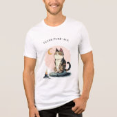 T-shirt En Tri-matière Inner Purr-ace Cat Meditation Tee (Recto)