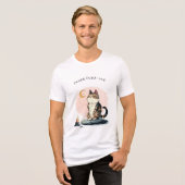 T-shirt En Tri-matière Inner Purr-ace Cat Meditation Tee (Recto plein)