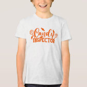 T-shirt En Tri-matière Inspecteur Halloween Candy (Recto)