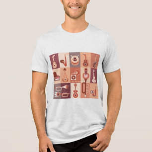T-shirt En Tri-matière Instruments de musique