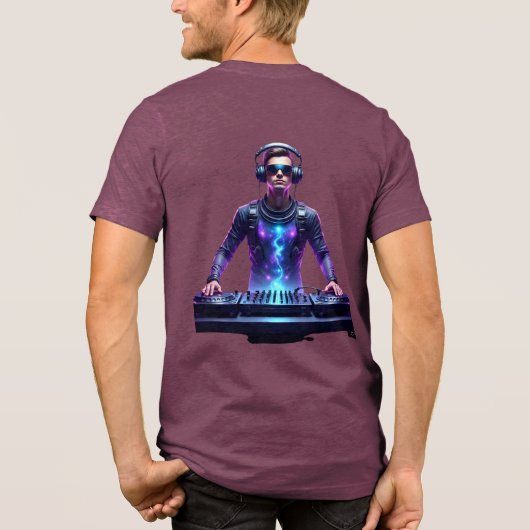 T-shirt En Tri-matière Intergalactic DJ – Cosmic Beats T-Shirt (Verso)