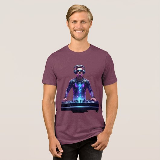T-shirt En Tri-matière Intergalactic DJ – Cosmic Beats T-Shirt (Recto plein)