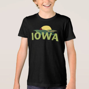 T-shirt En Tri-matière Iowa États-Unis d'Amérique