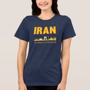 T-shirt En Tri-matière Iran Pride Iran Persia Berceau de la civilisation