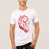 T-shirt En Tri-matière Jacksonville State University Gamecocks Red Eagle (Recto)
