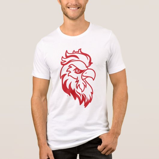 T-shirt En Tri-matière Jacksonville State University Gamecocks Red Eagle (Recto)