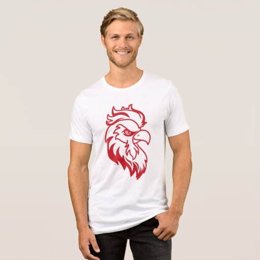 T-shirt En Tri-matière Jacksonville State University Gamecocks Red Eagle (Recto plein)