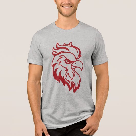 T-shirt En Tri-matière Jacksonville State University Gamecocks Red Eagle (Recto)