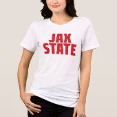 T-shirt En Tri-matière Jacksonville State University JAX STATE Bold Red (Recto)
