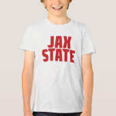 T-shirt En Tri-matière Jacksonville State University JAX STATE Bold Red (Recto)