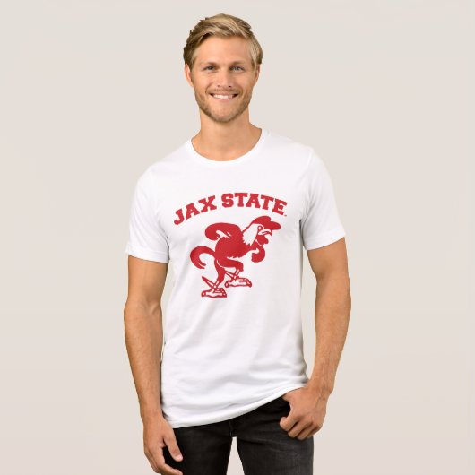 T-shirt En Tri-matière Jacksonville State University JAX State Gamecocks (Recto plein)