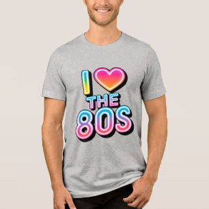 T-shirt En Tri-matière J'adore les années 80