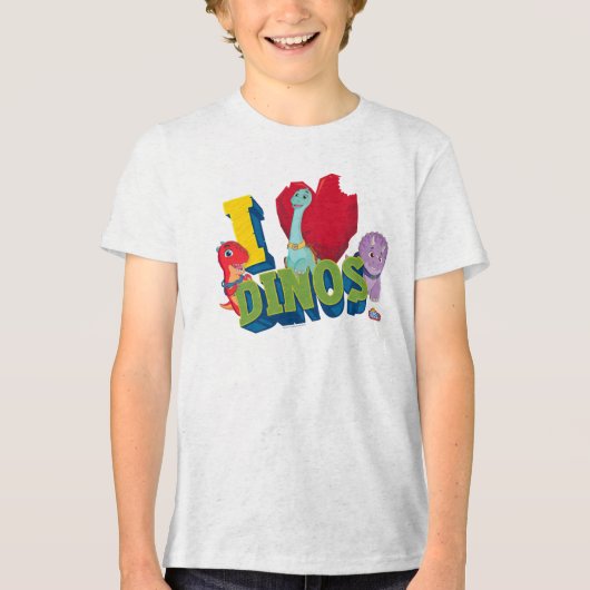 T-shirt En Tri-matière J'adore les dinos | Dino Ranch (Recto)