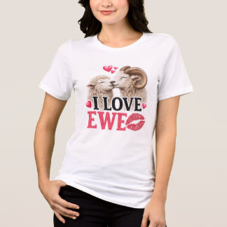T-shirt En Tri-matière J'adore Toi Mouton