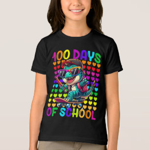 T-shirt En Tri-matière j'ai écrasé 100 jours d'élèves enseignants