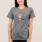 T-shirt En Tri-matière J'ai embrassé un chat britannique longhair (Recto)