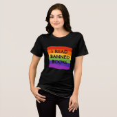 T-shirt En Tri-matière J'Ai Lu Les Livres Interdits Rainbow (Recto plein)