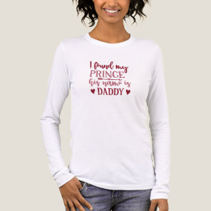 T-shirt En Tri-matière J'ai Trouvé Mon Prince Son Nom Est Papa Graphique
