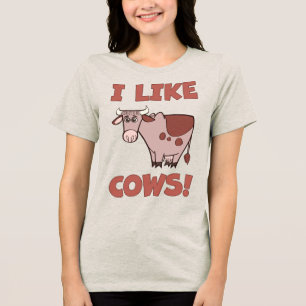 T-shirt En Tri-matière J'Aime Les Vaches !