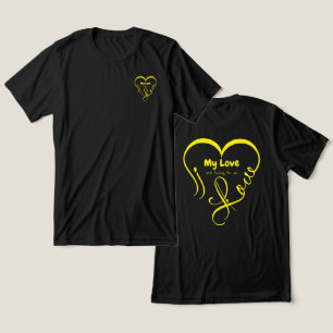 T-shirt En Tri-matière J'aime mon amour 🖤: Toujours en train de tomber a