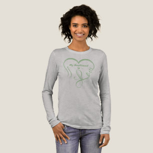 T-shirt En Tri-matière J'aime mon petit ami, je ♥ nous