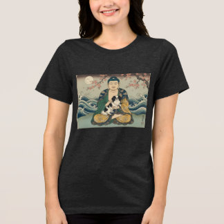 T-shirt En Tri-matière Japanese Chin and Buddha