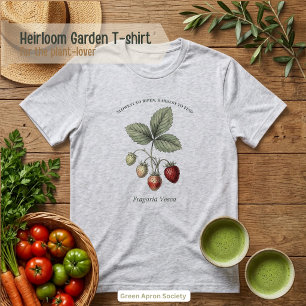 T-shirt En Tri-matière Jardin botanique de fraisier Fragaria Vesca