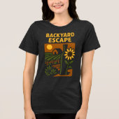 T-shirt En Tri-matière Jardin Evasion Jardinage et Nature Lover Cadeau (Recto)