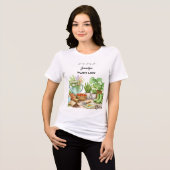 T-shirt En Tri-matière Jardin personnalisé mignon de Plant Lady (Recto plein)