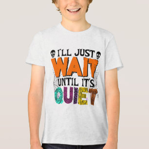 T-shirt En Tri-matière J'attendrai juste jusqu'à ce qu'il soit calme - Dr