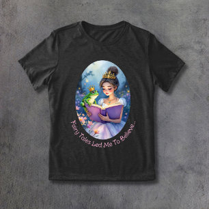 T-shirt En Tri-matière Je Crois En Fairy Tale Endings Mignonne Princesse
