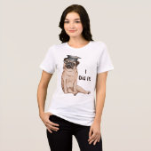 T-shirt En Tri-matière Je L'Ai Fait Chien Diplômé (Recto plein)