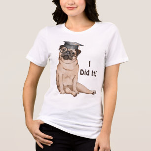T-shirt En Tri-matière Je L'Ai Fait Chien Diplômé