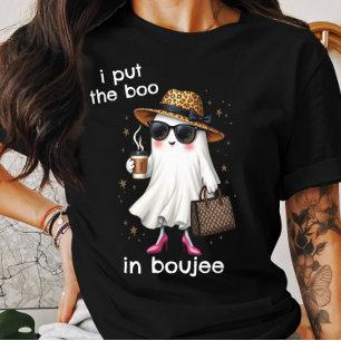 T-shirt En Tri-matière Je mets le Boo dans Boujee Ghost Coquette Hallowee