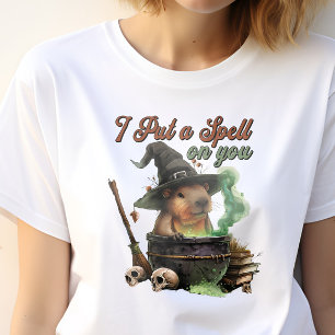 T-shirt En Tri-matière Je mets un sort sur Capybara Halloween Funny T-shi