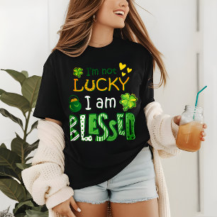T-shirt En Tri-matière Je n'ai pas de chance Je suis béni St Patrick's Da