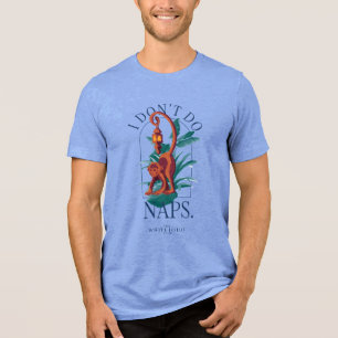 T-shirt En Tri-matière Je ne fais pas de sieste singe - le Lotus blanc