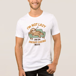 T-shirt En Tri-matière Je ne suis pas lazy, je suis en mode économie d'én