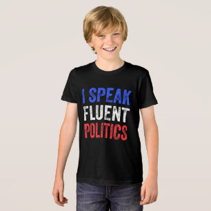 T-shirt En Tri-matière Je Parle Couramment Politique Drôle Politique