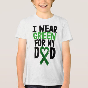T-shirt En Tri-matière Je Porte La Stigmatisation Du Père Vert Tee - shir