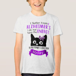 T-shirt En Tri-matière Je Souffre De Heimers Je N'Ai Pas D'Énergie _1