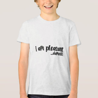 T-shirt En Tri-matière Je Suis Agréable... Dammit Funny Sarcasm _2
