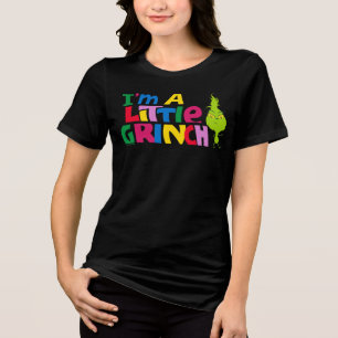 T-shirt En Tri-matière Je suis un petit Grinch Graphique coloré