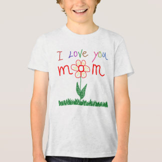 T-shirt En Tri-matière Je t'aime maman
