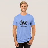 T-shirt En Tri-matière Je t'aime plus (Recto plein)