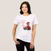 T-shirt En Tri-matière Je t'aime pour ta cadillac rouge (Recto plein)