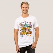 T-shirt En Tri-matière J'enseigne aux tout-petits (Recto plein)